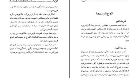 دانلود کتاب شربت های ایرانی و نوشیدنی های سنتی فاطمه ماه وان ۱۱۹ صفحه PDF