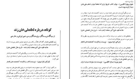 دانلود کتاب لطفعلی خان زند (شکوفه خونین شیراز) داریوش آریا ۵۲۶ صفحه PDF